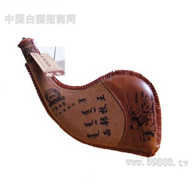 西部牧王单边皮囊酒(刀形)