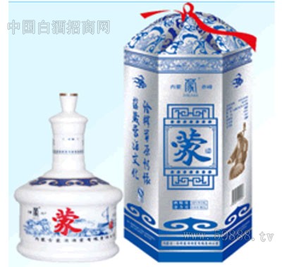 蓝色蒙古高原酒